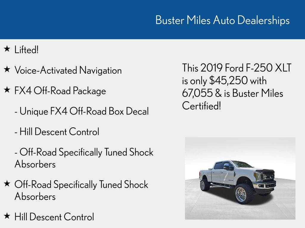 2019 Ford F-250SD XLT