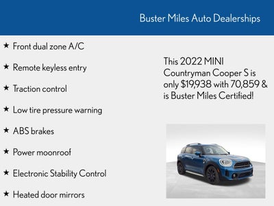 2022 MINI Cooper S Countryman Signature