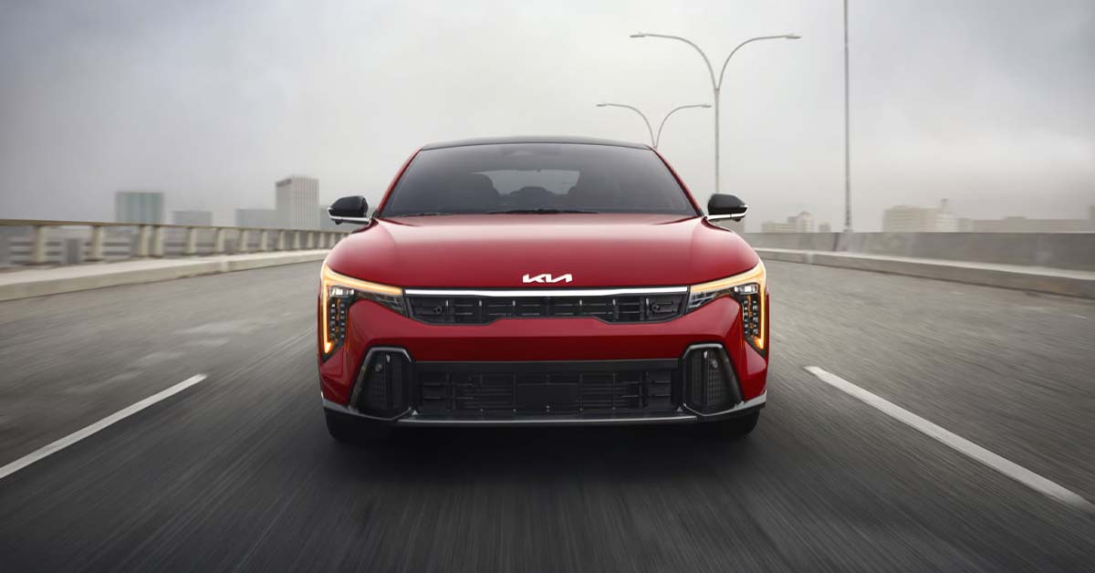 2026 Kia K4 Driving on a Highway